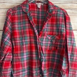Victoria's Secret Red Plaid Pajama Set